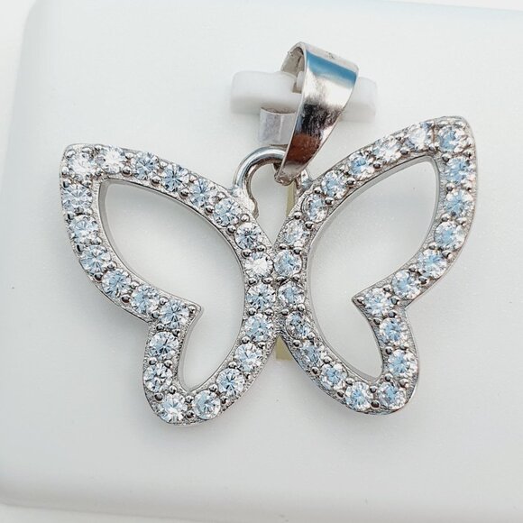 "925 Sterling Silver Cubic Zirconia Pendant, U19254763 - Picture 1 of 10